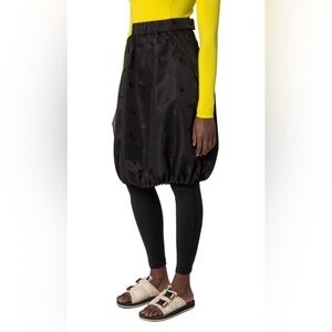 THE North Face Nwt Black Series Tnf Logo Jacquard Bubble Skirt Sz Xs.